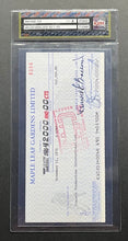 Load image into Gallery viewer, 1974 Maple Leaf Gardens Cheque Harold Ballard Signed Autographed NHL Hockey
