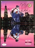Chris Chelios Signed 1991 NHL All Star Hockey Program Chicago Black Hawks JSA