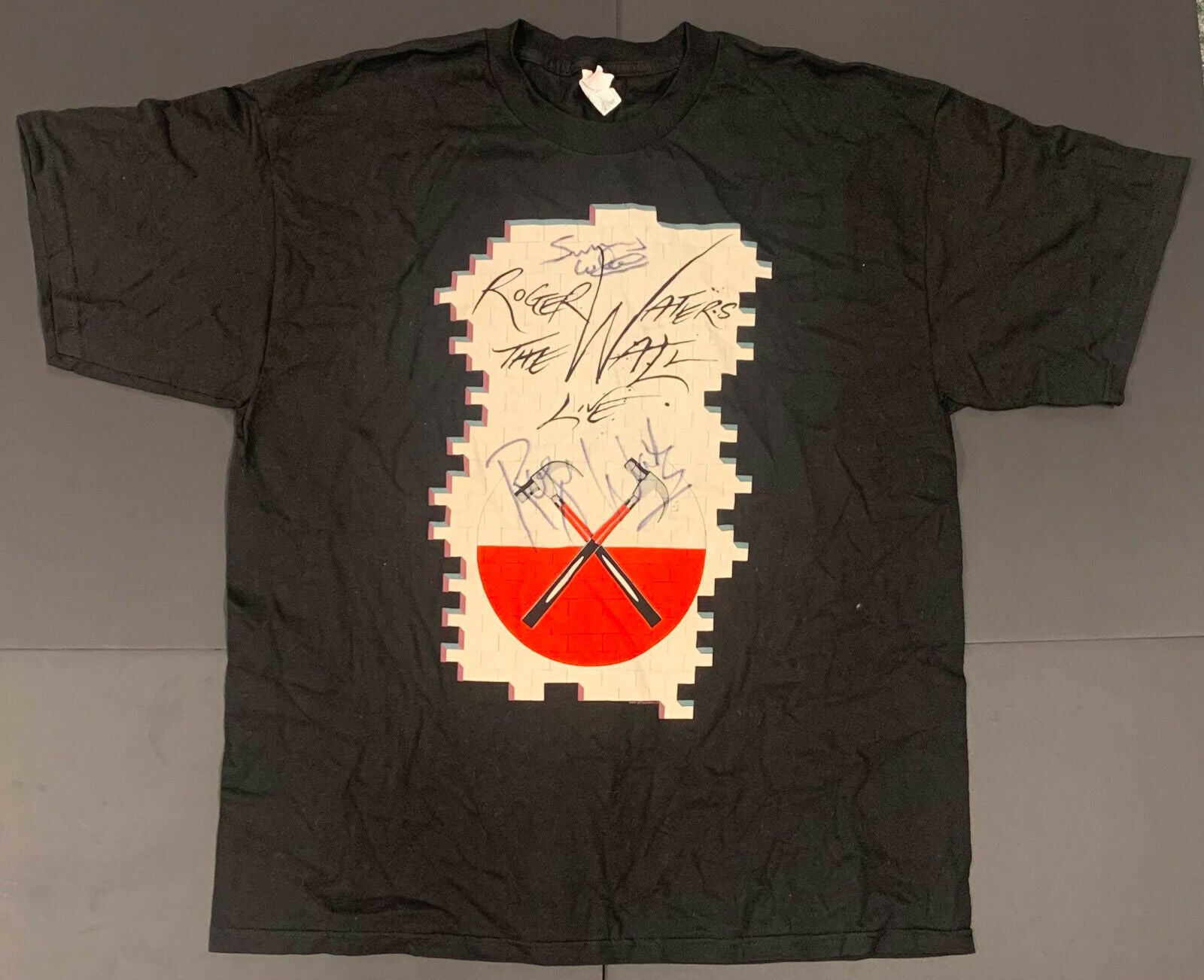 Roger Waters + Snowy White Autographed Pink Floyd The Wall