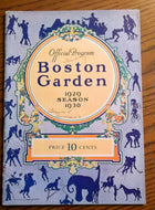 1930 Boston Bruins vs New York Americans Vintage Hockey Program NHL Rare Old