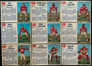 1962 Post CFL Football Card Complete Set 137 Cards Vintage Argonauts Tiger-Cats