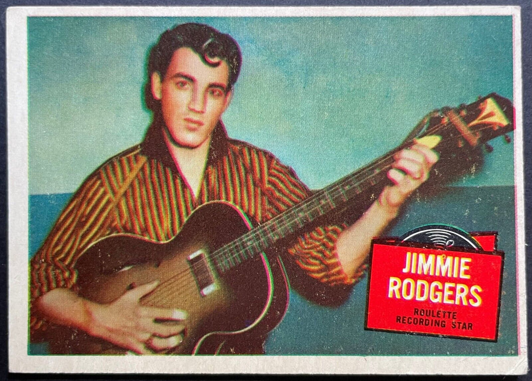 1957 Topps Hit Stars Trading Card Jimmie Rodgers #61 Non Sports Vintage