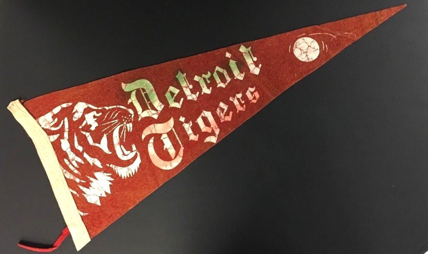 Vintage Detroit Tigers Pennant Examples