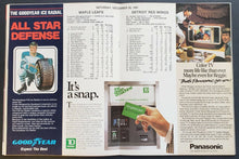 Load image into Gallery viewer, 1981 Maple Leaf Gardens 50th Anniversary NHL Program Toronto Leafs vs Red Wings
