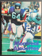 1978 CNE Stadium CFL Football Program Toronto Argonauts vs Montreal Alouettes