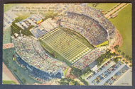 1950's Orange Bowl Stadium Miami Florida Football Postcard  Vintage
