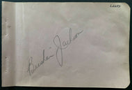 1930s Vintage Signed NHL Hockey Toronto Maple Leafs Busher Jackson Autograph