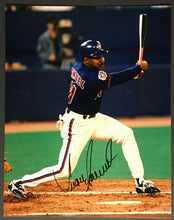 Load image into Gallery viewer, 1997 Juan Samuel Autographed Baseball Photo Signed Toronto Blue Jays Vintage MLB
