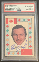Load image into Gallery viewer, 1972-73 O-Pee-Chee Hockey Team Canada Ron Ellis Signed Card NHL Auto PSA/DNA
