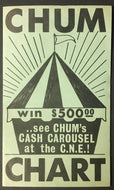 1964 CHUM Radio Survey Music Chart Toronto CNE Advertisement The Animals Beatles