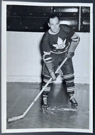 1939 Type 1 Photo Toronto Maple Leafs Gus Marker Photographer Turofsky Stamped