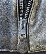 Load image into Gallery viewer, 1990s Indian Distressed Leather Motorcycle Jacket w/Large Back Patches M Vintage
