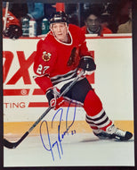 1990's Jeremy Roenick Autographed Photo Signed NHL Chicago Blackhawks Picture