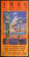 2001 NFL Football Super Bowl XXXV Ticket Baltimore Ravens Beat New York Giants