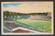 1930's University of Virginia Stadium Charlottesville  Football Postcard  VTG