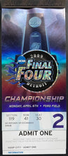 Load image into Gallery viewer, 2009 NCAA Final Four Basketball Championship Ticket Final + Semi Final Lot
