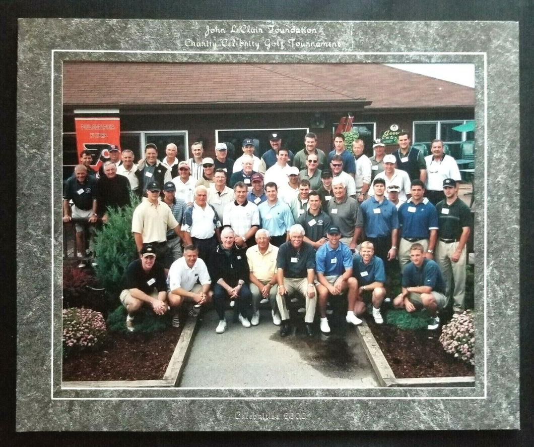 2000 John Leclair Celebrity Golf Tournament Attendee Photo Card and Envelope
