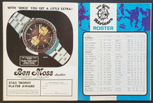 Load image into Gallery viewer, 1976 Winnipeg Arena WHA Hockey Program Jets vs San Diego Mariners Bobby Hull
