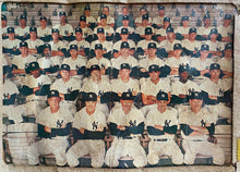 Load image into Gallery viewer, 1968 New York Yankees Team Photo Pennant Mickey Mantle Whitey Ford Bobby Cox
