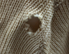 Load image into Gallery viewer, 1947 Regina Roughriders Team Issued Players Cardigan Sweater CFL Art McEwan
