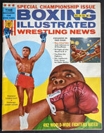 1964 Boxing Illustrated Wrestling News Magazine Cassius Clay Muhammad Ali Cover