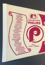 Load image into Gallery viewer, 1983 Philadelphia Phillies National League Champions World Series Roster Pennant
