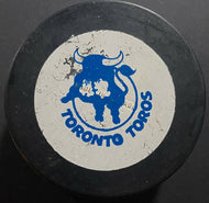 Toronto Toros Game Used Puck WHA Biltrite Made In Canada 1973-1976 Defunct Team