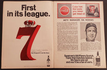 Load image into Gallery viewer, 1969 Shea Stadium MLB Program New York Mets vs Houston Astros Baseball Vintage
