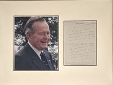 Load image into Gallery viewer, Signed Framed George H. W. Bush Photo Letter US President JSA LOA Certified
