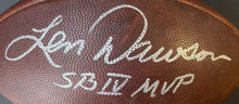 Load image into Gallery viewer, Len Dawson Autographed Wilson The Duke Football Signed Kansas City Chiefs COA
