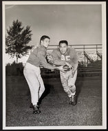 Circa 1950's Normie Kwong Type 1 Photo Edmonton Eskimos CFL Football Vintage