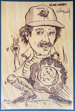 Load image into Gallery viewer, 1977 Alan Ashby Toronto Blue Jays Inaugural Season Wood Laminate Baseball Card
