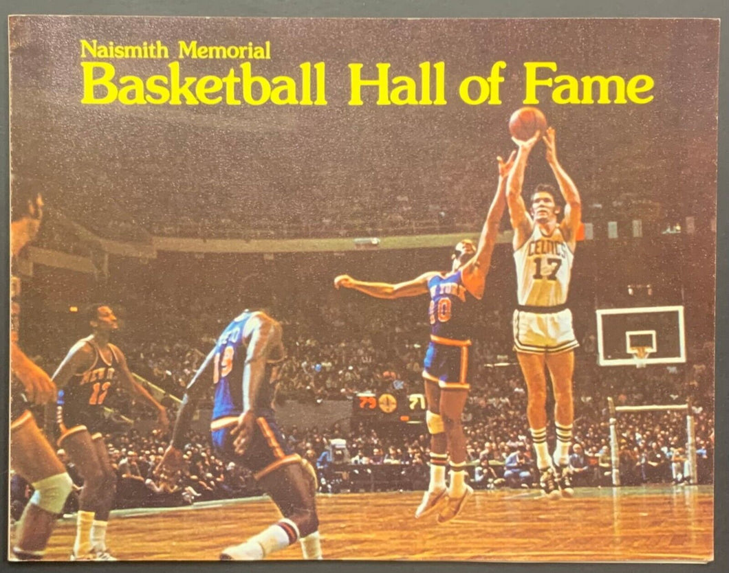 1974 Naismith Memorial Basketball Hall Of Fame Program Bios + Inductees Photos