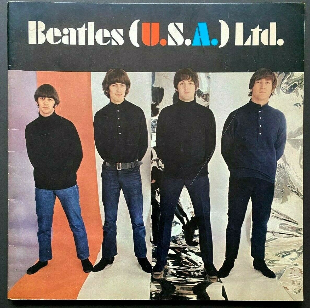 1964-1966 The Beatles 3 Major North American Concert Tour Programs