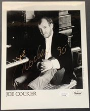 Load image into Gallery viewer, Autographed Joe Cocker Vintage Signed Promo Photo JSA COA Capitol Records Music
