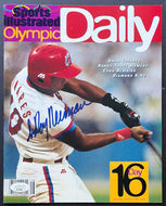 1996 Leroy Neiman Autographed Signed Day 16 Program Atlanta Summer Olympics JSA