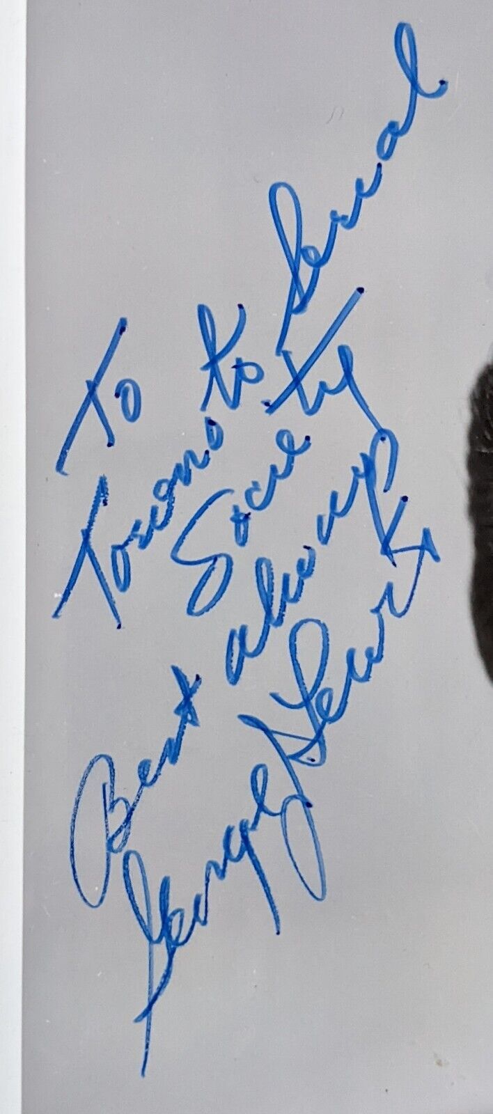 George J. Lewis Signed Autographed Photo Inscribed TV Actor Zoro