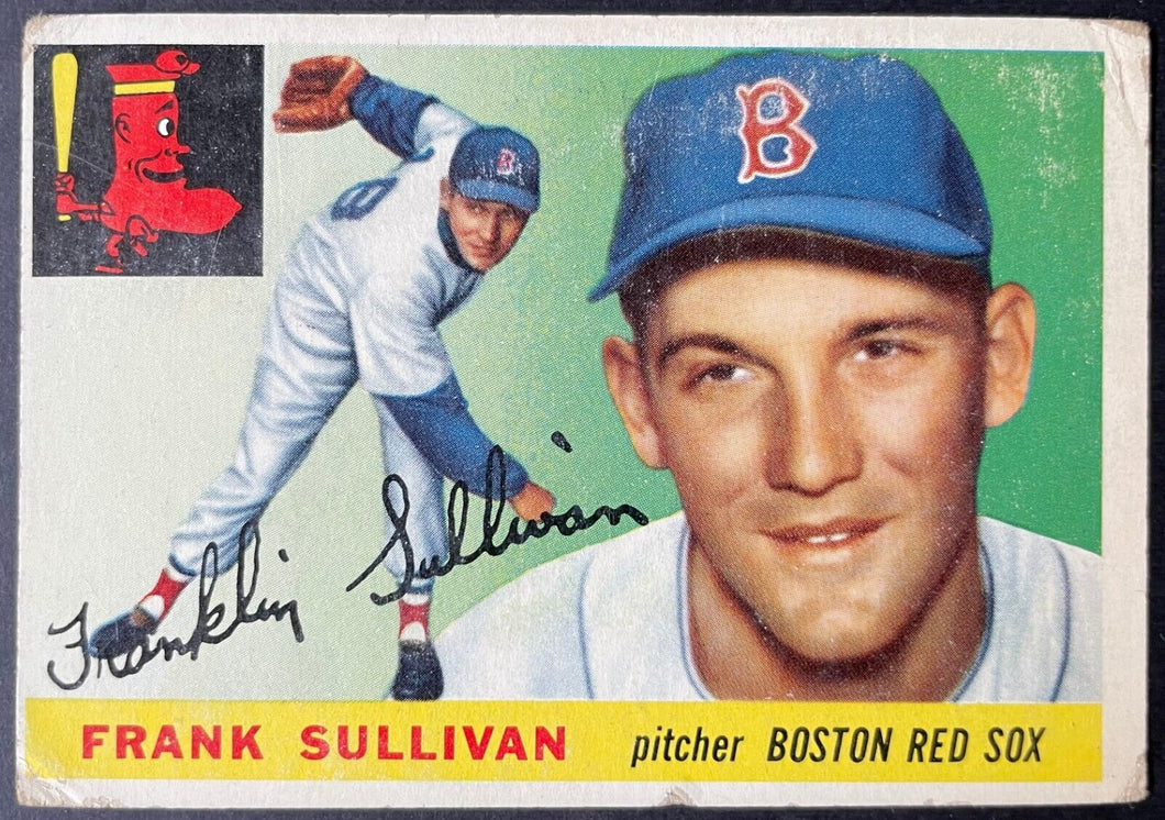 1955 Topps Baseball #106 Frank Sullivan Boston Red Sox Vintage MLB Card