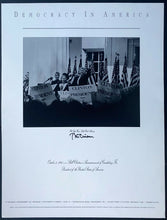 Load image into Gallery viewer, 1991 Signed Democracy In America President Bill Clinton Autographed Poster LOA
