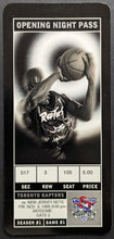 Load image into Gallery viewer, Toronto Raptors Inaugural Season First Game Full Ticket + Original Nike Lanyard
