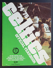Load image into Gallery viewer, 1975 NBA Boston Celtics Official Yearbook Basketball John Havlicek VTG
