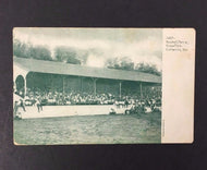 Pre 1900 Postcard Baseball Fans Coffeyville Kansas Stagecoach Photo Posted VTG