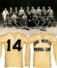 Load image into Gallery viewer, 1937 Vtg NHL Hockey ASG Game Used Mush March Jersey Howie Morenz Memorial LOA
