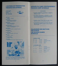 Load image into Gallery viewer, 1984 NHL Quebec Nordiques Training Camp Guide Hockey Vintage Les Nordiques
