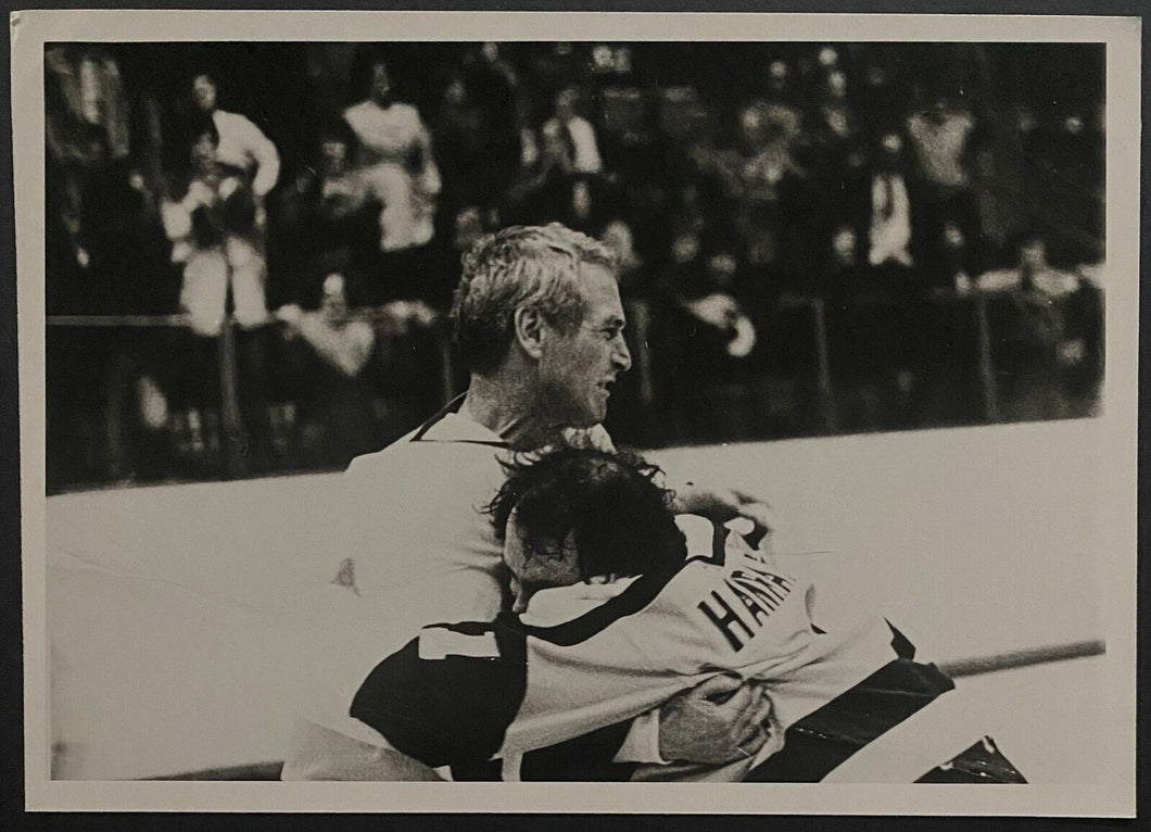 1976 Vintage Promotional Movie Photo from Slap Shot Featuring Paul Newman