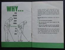 Load image into Gallery viewer, 1950s Golf Precision Set Booklet Vintage Instructional Book Sports Old
