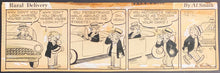 Load image into Gallery viewer, 1975 Al Smith Comic Strip Rural Delivery Signed Artwork Vintage Mutt And Jeff
