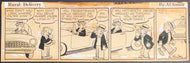 1975 Al Smith Comic Strip Rural Delivery Signed Artwork Vintage Mutt And Jeff