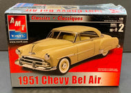 AMT 1951 Chevy Bel Air Scale 1:25 Model Kit Vintage Car Factory Sealed