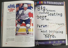 Load image into Gallery viewer, 1999 Air Canada Center Hockey Program Leafs vs Bruins Signed by Darryl Sittler
